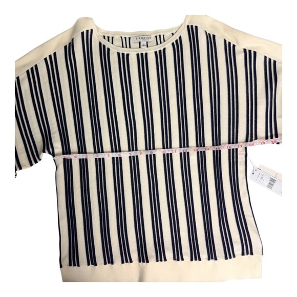LIVERPOOL LOS ANGELES | Navy Striped Dolman Top – Size M NWT - Picture 5 of 12